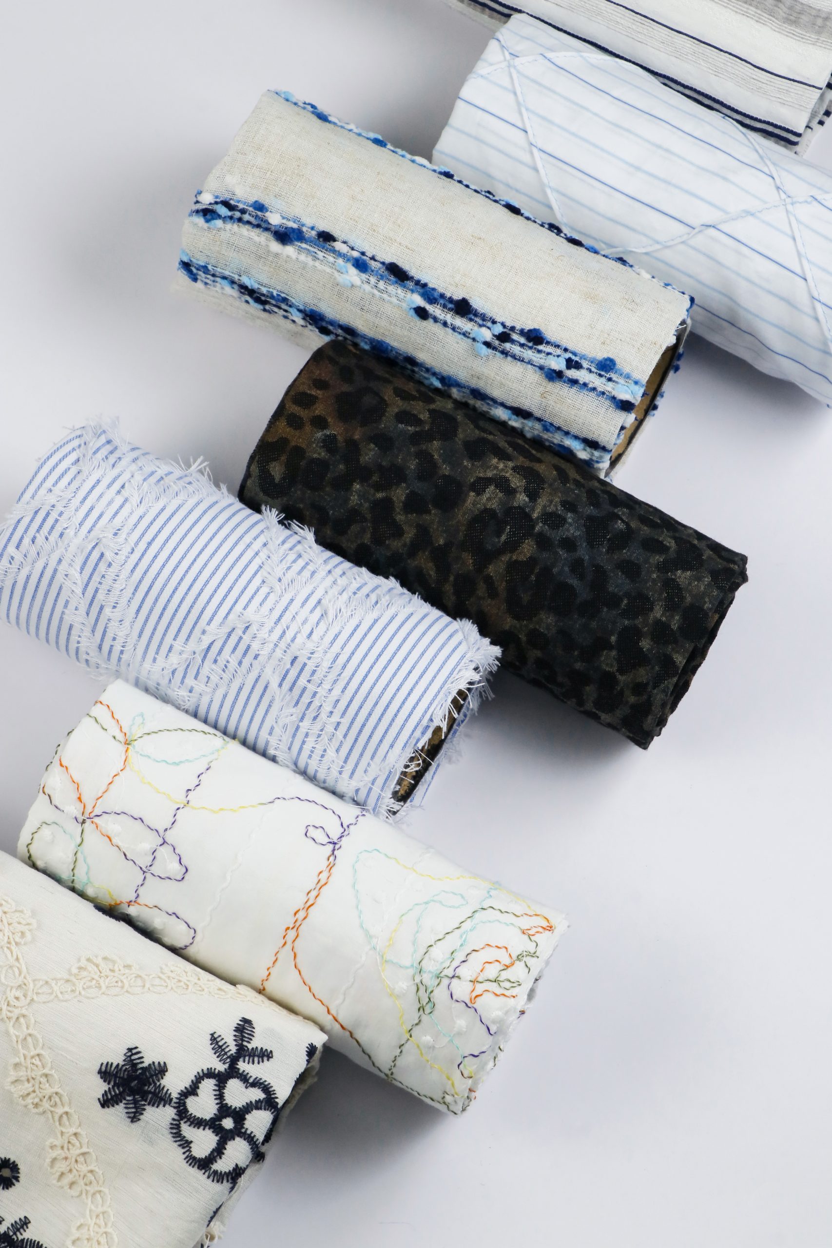 Stylish shirt fabric art in modern menswear design