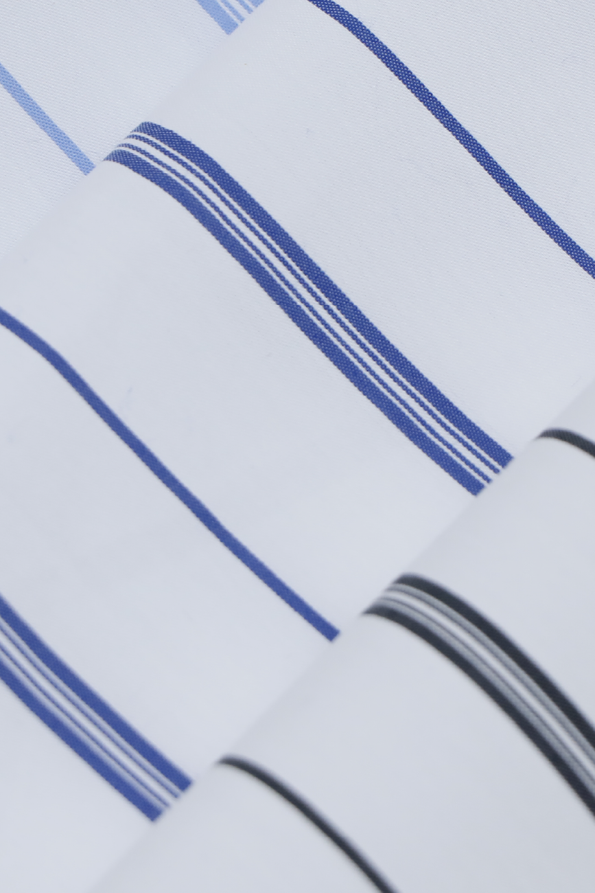 Striped fabrics by Roger La Viale